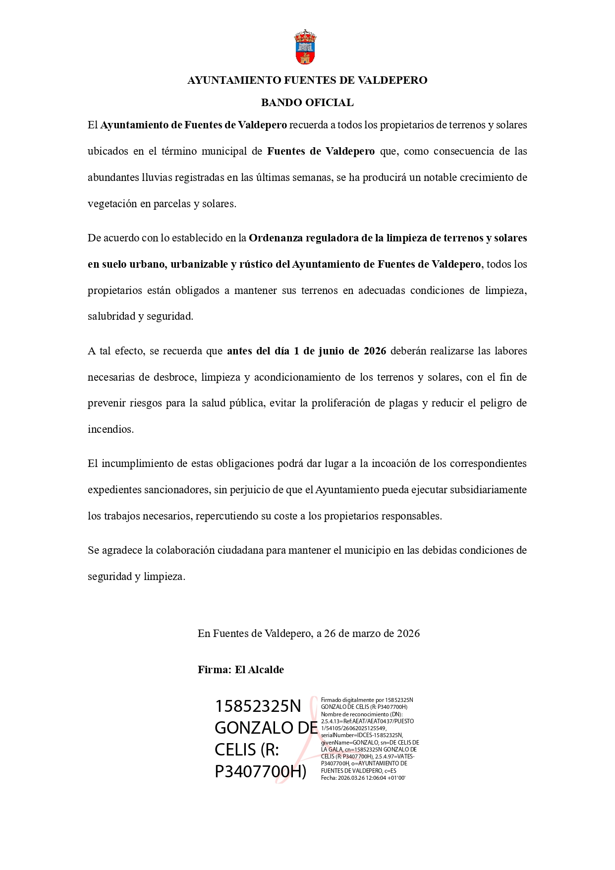 Limpieza de terrenos y solares