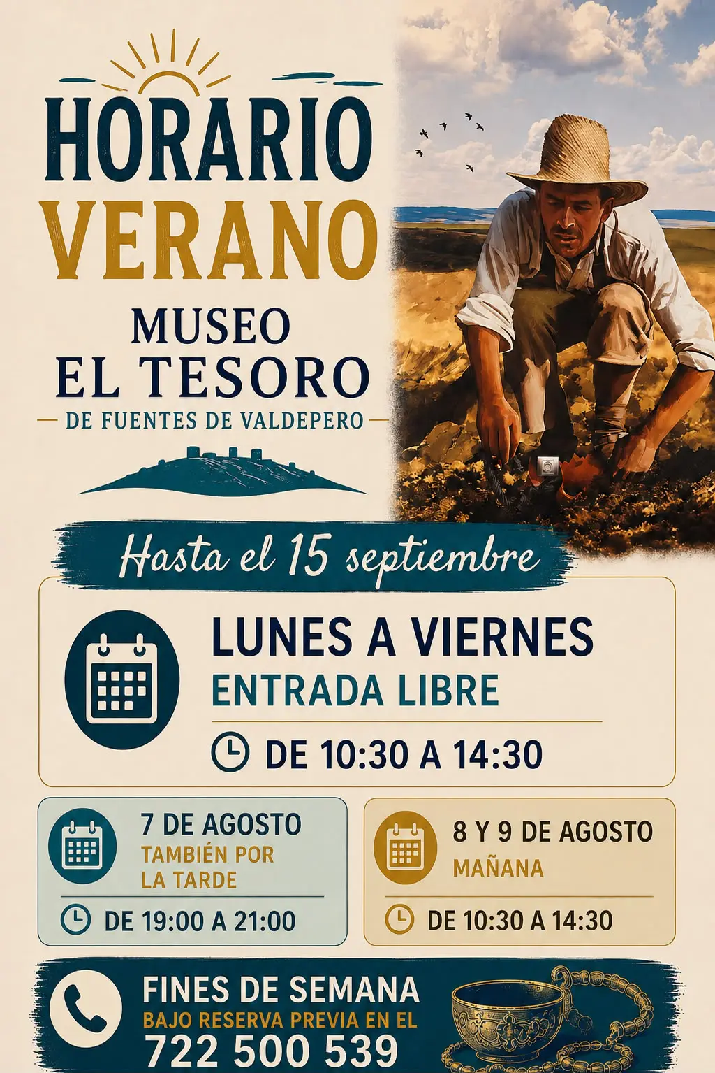 Horario Museo el Tesoro de Fuentes