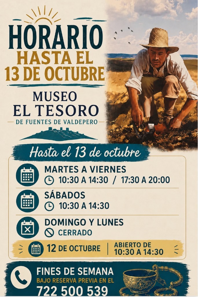 HORARIO MUSEO DEL TESORO DE FUENTES